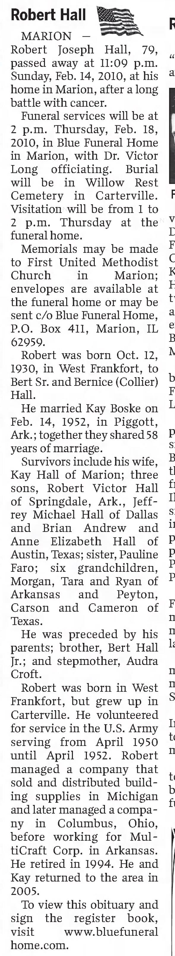 Clipping from Southern Illinoisan